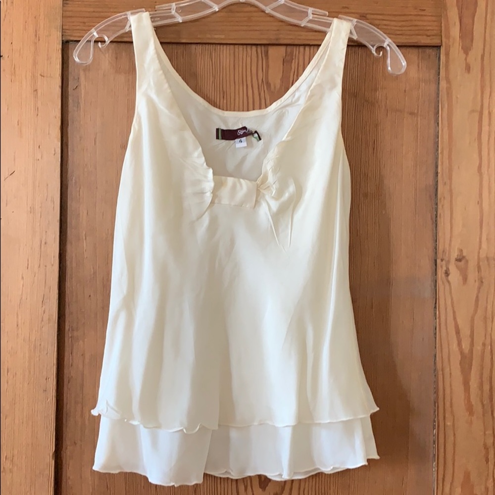 100% silk top